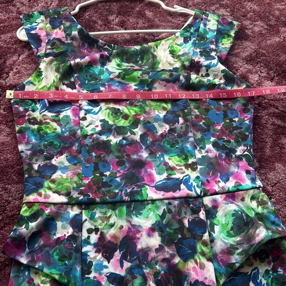 Long Tall Sally Floral Sleeveless Midi Dress - Multicolor size 8 - Picture 5 of 7